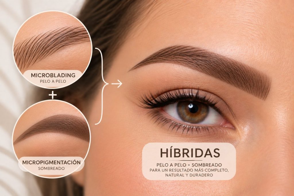 Cejas híbridas / sombreado en Sadelva Valencia