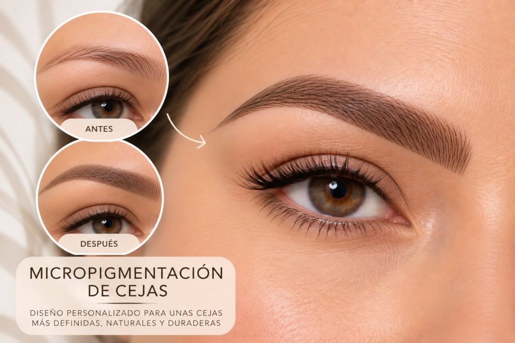 Micropigmentación de cejas en Sadelva Valencia