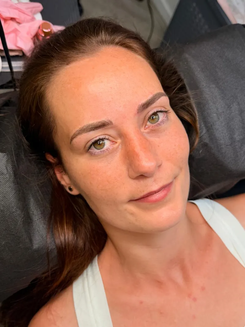 Resultado de microblading en Sadelva Valencia